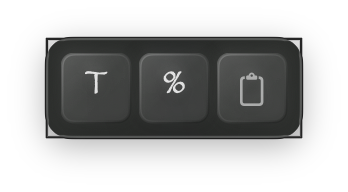 KeyLoom quick keys shortcut strip